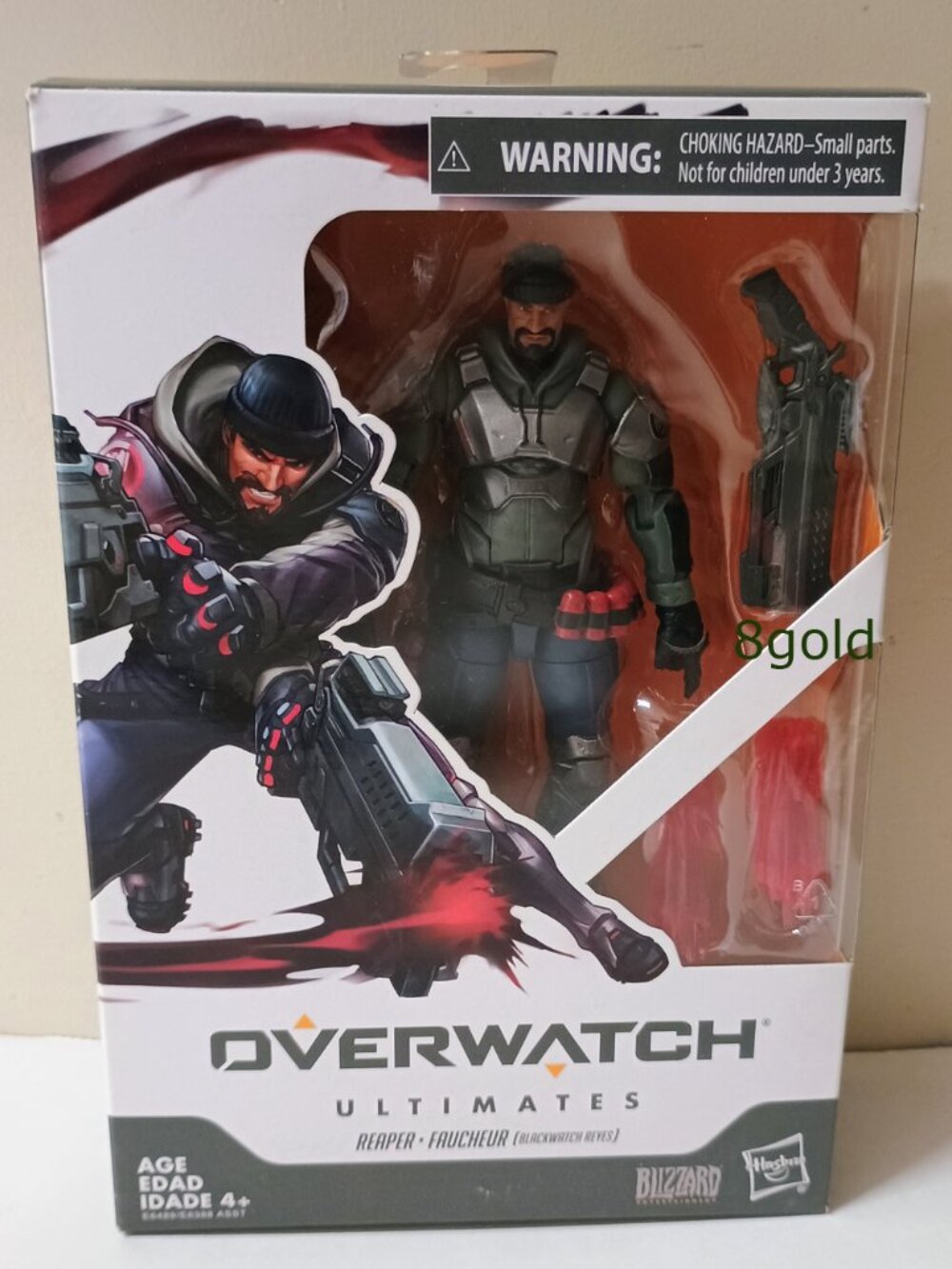 Overwatch Ultimates Reaper Blackwatch Reyes 6 Inch Action Figure